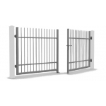 Bramy dwu skrzydłowe profilowe